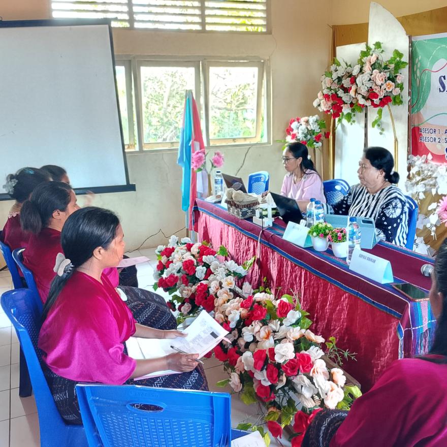KEGIATAN AKREDITASI SEKOLAH SDK TENDA TAHUN 2025 OLEH Tim asesor dari BAN-S/M Provinsi NTT